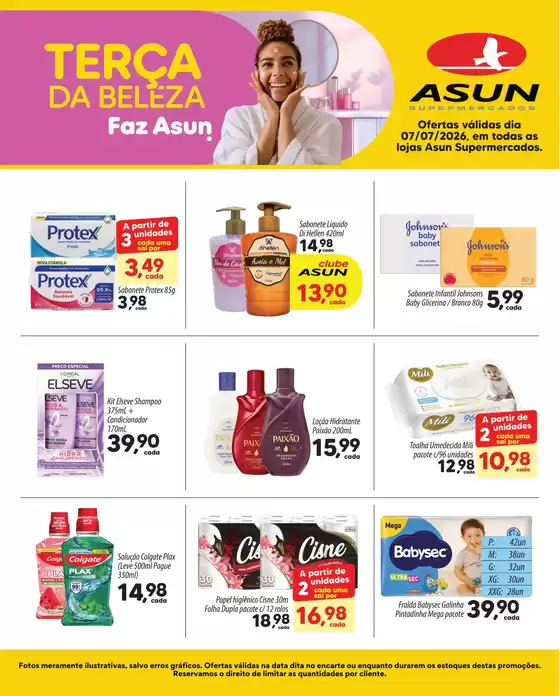 Catálogo Asun em Campinas | Terça da Higiene e Beleza | 2026-07-07T00:00:00.000Z - 2026-07-07T00:00:00.000Z