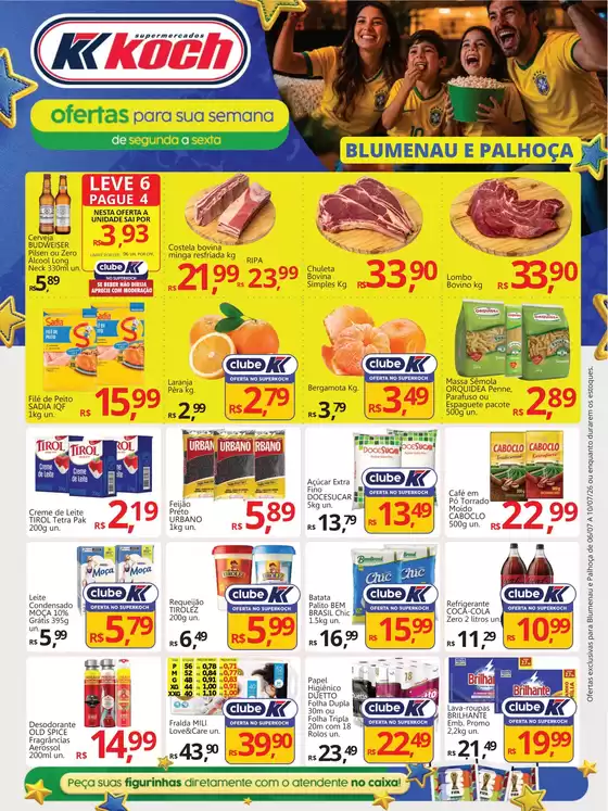 Catálogo Supermercados Koch | Grandes descontos em produtos selecionados | 2026-07-06T00:00:00.000Z - 2026-07-10T00:00:00.000Z