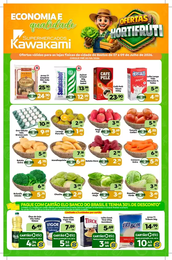 Catálogo Supermercados Kawakami | Ofertas - Bastos | 2026-07-07T00:00:00.000Z - 2026-07-09T00:00:00.000Z