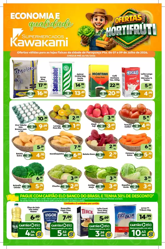 Catálogo Supermercados Kawakami | Ofertas - Paraguaçu Paulista | 2026-07-07T00:00:00.000Z - 2026-07-09T00:00:00.000Z