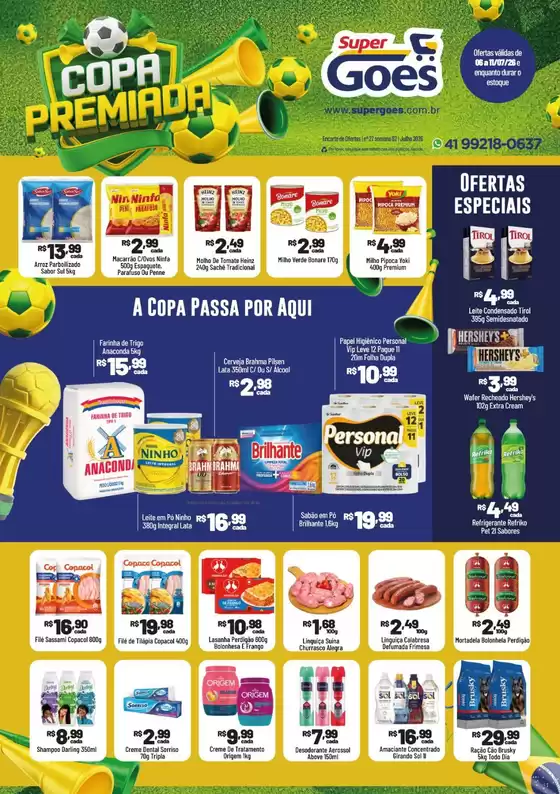 Catálogo Supermercados Goes | Ofertas especiais atraentes para todos | 2026-07-06T00:00:00.000Z - 2026-07-11T00:00:00.000Z