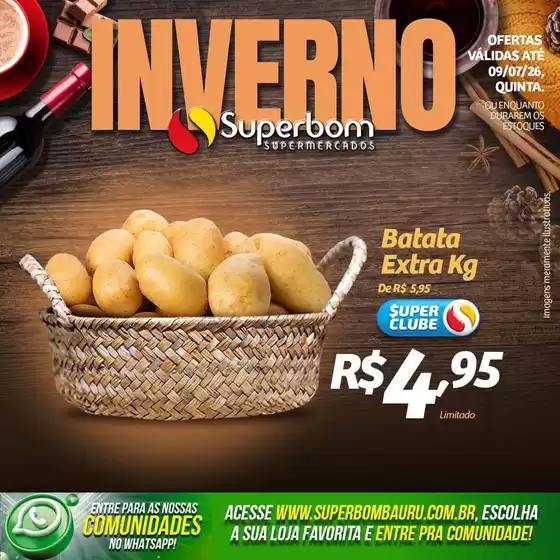 Catálogo Superbom Supermercados | Melhores ofertas para todos os caçadores de pechinchas | 2026-07-07T00:00:00.000Z - 2026-07-09T00:00:00.000Z