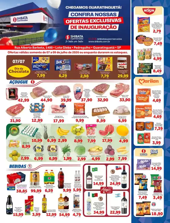 Catálogo Shibata Supermercados | Economize agora com nossas ofertas | 2026-07-07T00:00:00.000Z - 2026-07-09T00:00:00.000Z