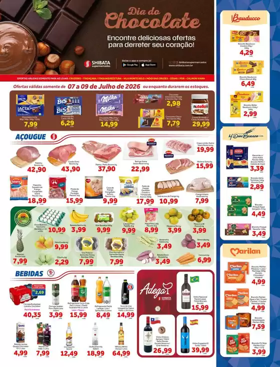 Catálogo Shibata Supermercados | Ótima oferta para todos os clientes | 2026-07-07T00:00:00.000Z - 2026-07-09T00:00:00.000Z