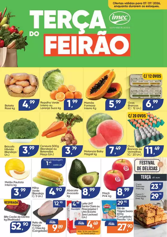 Catálogo Imec Supermercados | BAIXA 16318 IMEC Terca do Feirao 07 07 26 | 2026-07-06T00:00:00.000Z - 2026-07-09T00:00:00.000Z