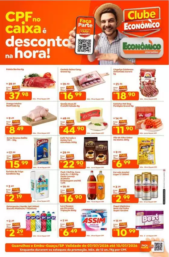Catálogo Econômico Atacadão | Tabloide Econômico Atacadão - SP | 2026-07-07T00:00:00.000Z - 2026-07-10T00:00:00.000Z