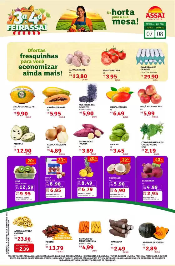 Catálogo Assaí Atacadista | Encarte Assaí Atacadista 48929-737 | 2026-07-07T00:00:00.000Z - 2026-07-08T00:00:00.000Z