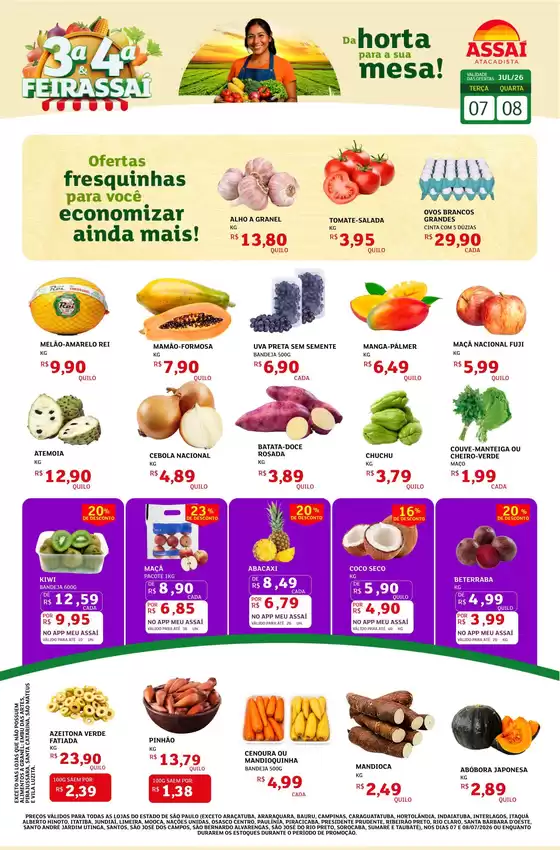 Catálogo Assaí Atacadista em Guarulhos | Encarte Assaí Atacadista 48702-758 | 2026-07-07T00:00:00.000Z - 2026-07-08T00:00:00.000Z