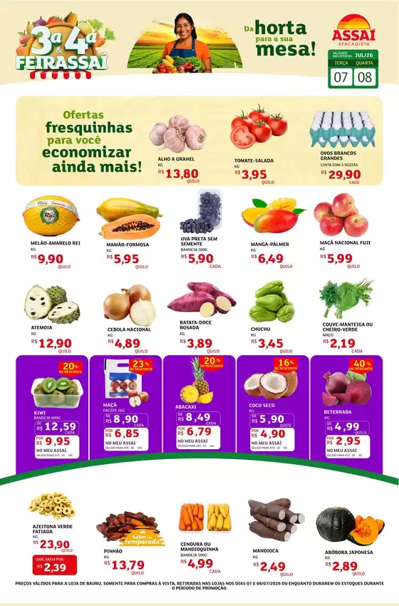 Catálogo Assaí Atacadista em Volta Redonda | Encarte Assaí Atacadista 48929-960 | 2026-07-07T00:00:00.000Z - 2026-07-08T00:00:00.000Z