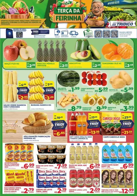 Catálogo Supermercados Tridico em São Caetano do Sul | Terca da Feirinha | 2026-07-07T00:00:00.000Z - 2026-07-07T00:00:00.000Z