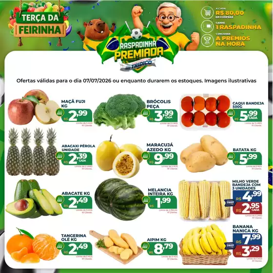 Catálogo Supermercados Tridico em São Caetano do Sul | Raspadinho Premiada | 2026-07-07T00:00:00.000Z - 2026-07-07T00:00:00.000Z