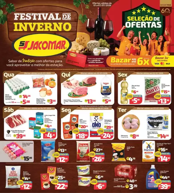 Catálogo Supermercado Jacomar em São Caetano do Sul | Festival de Inverno | 2026-07-07T00:00:00.000Z - 2026-07-07T00:00:00.000Z