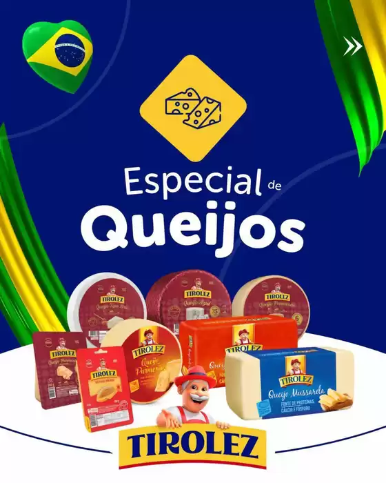 Catálogo Supermercados Varandas em São Caetano do Sul | Especial de Queijos | 2026-07-07T00:00:00.000Z - 2026-07-27T00:00:00.000Z