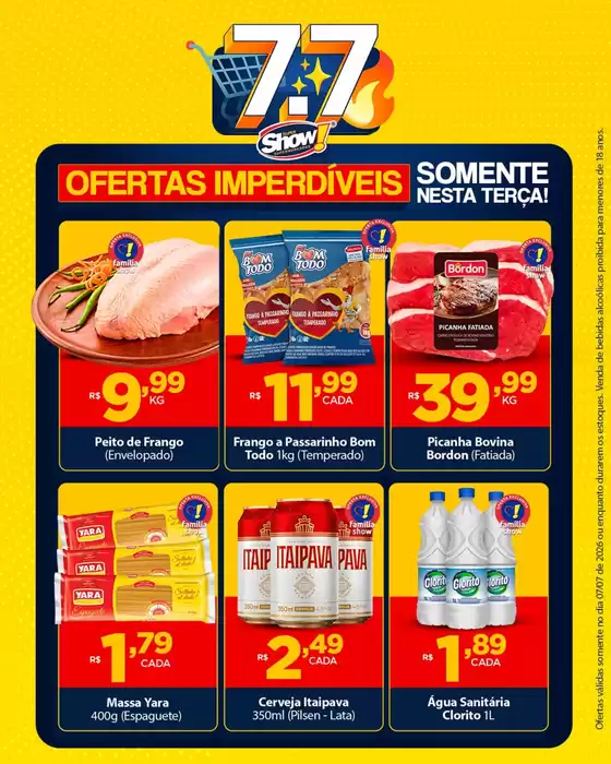 Catálogo Super Show | Ofertas Imperdíveis | 2026-07-07T00:00:00.000Z - 2026-07-07T00:00:00.000Z
