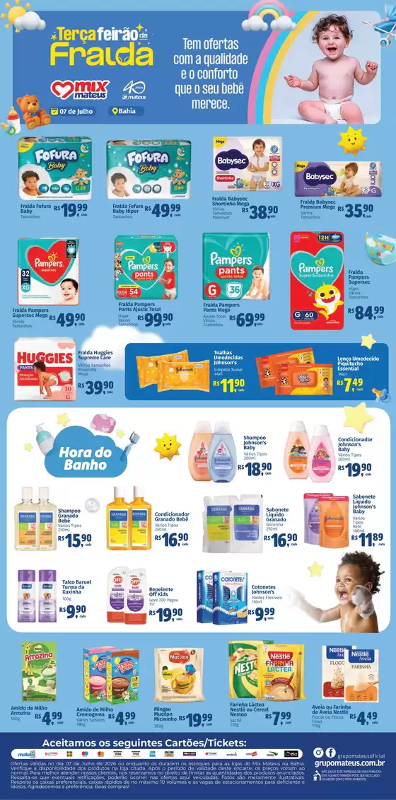 Catálogo Supermercados Mateus | Terça da Fralda | 2026-07-07T00:00:00.000Z - 2026-07-07T00:00:00.000Z