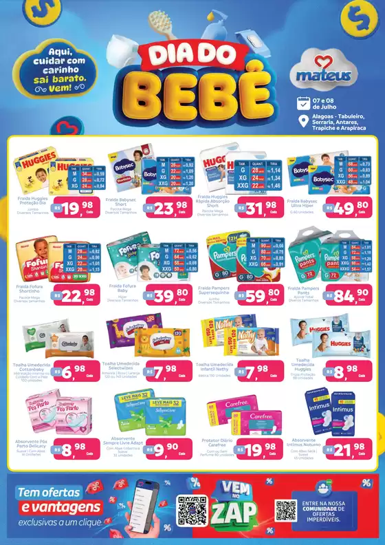Catálogo Supermercados Mateus | Dia do Bebe | 2026-07-07T00:00:00.000Z - 2026-07-08T00:00:00.000Z
