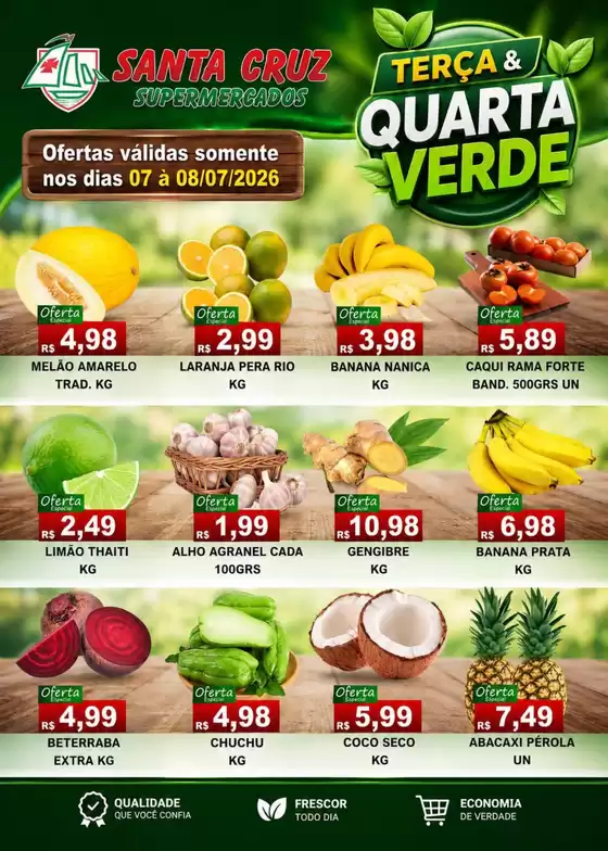 Catálogo Santa Cruz Supermercados | Terça E Quarta Verde | 2026-07-07T00:00:00.000Z - 2026-07-08T00:00:00.000Z