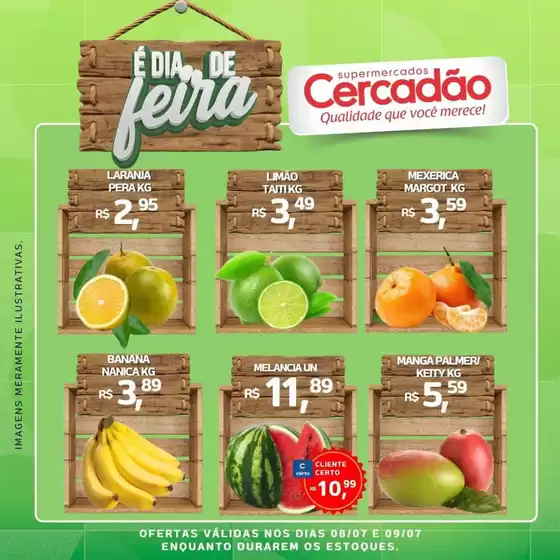 Catálogo Cercadão | E dia de Feira | 2026-07-08T00:00:00.000Z - 2026-07-09T00:00:00.000Z