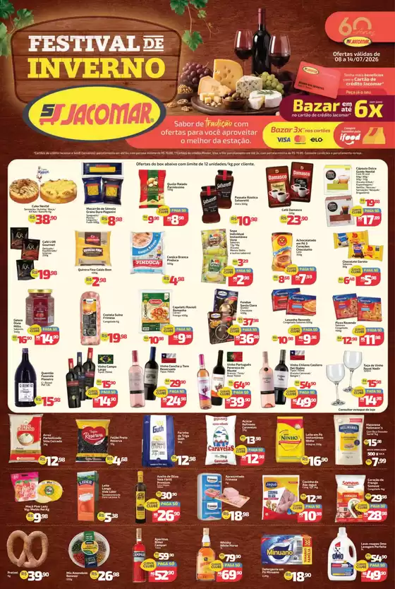 Catálogo Supermercado Jacomar em Guaíba | Festival de Inverno | 2026-07-08T00:00:00.000Z - 2026-07-14T00:00:00.000Z