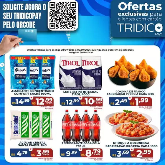 Catálogo Supermercados Tridico | Solicite Agor O Seu Tridicopay Pelo | 2026-07-08T00:00:00.000Z - 2026-07-09T00:00:00.000Z