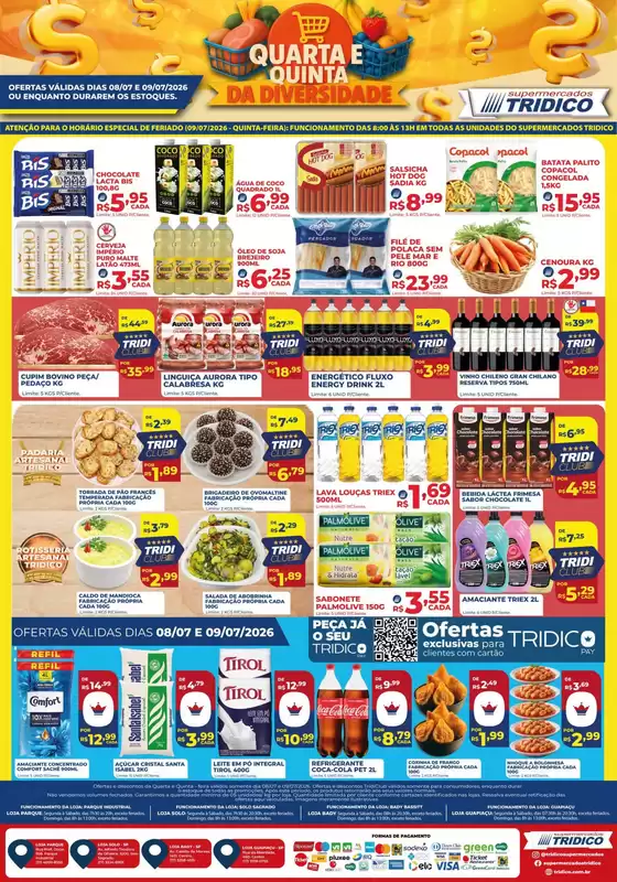 Catálogo Supermercados Tridico | Ofertas | 2026-07-08T00:00:00.000Z - 2026-07-09T00:00:00.000Z