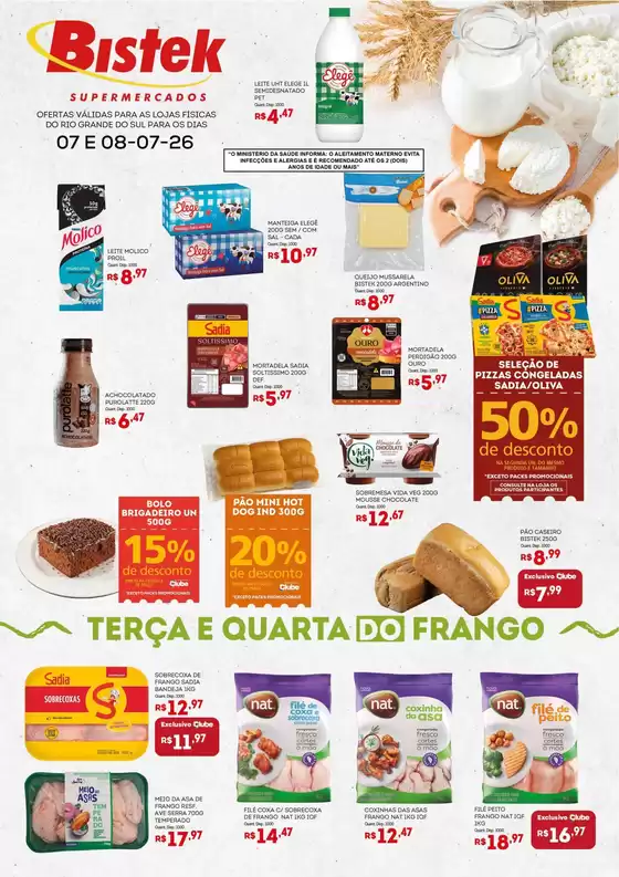 Catálogo Bistek Supermercados | Ofertas para caçadores de pechinchas | 2026-07-07T00:00:00.000Z - 2026-07-08T00:00:00.000Z