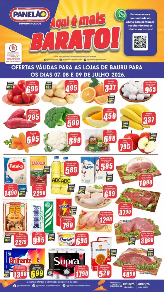 Catálogo Panelão | Descontos e promoções | 2026-07-07T00:00:00.000Z - 2026-07-09T00:00:00.000Z