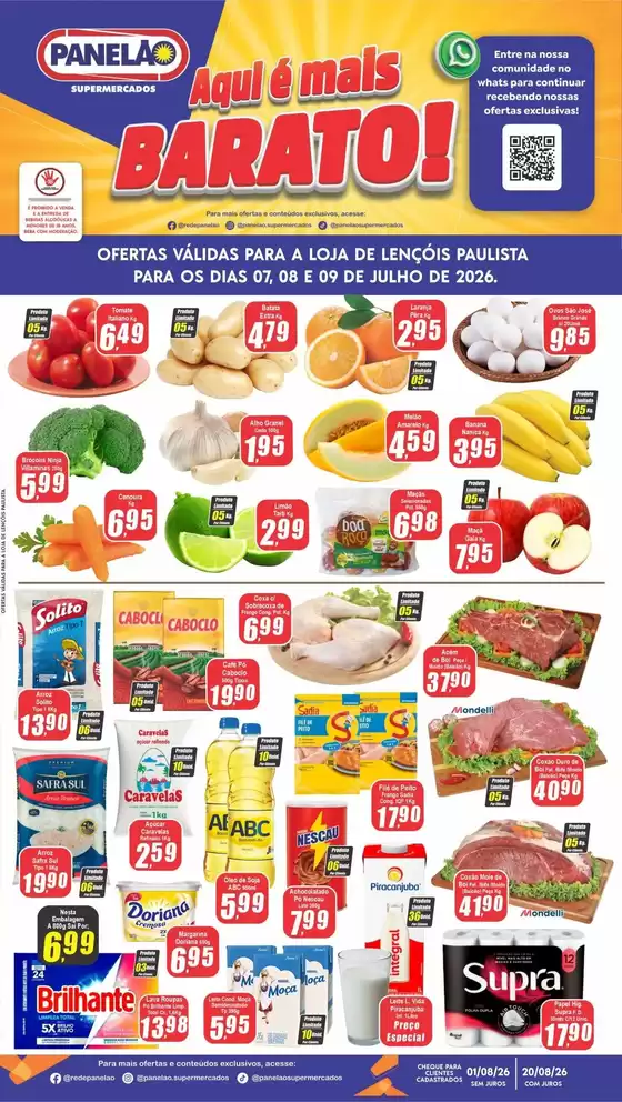 Catálogo Panelão | Grandes descontos em produtos selecionados | 2026-07-07T00:00:00.000Z - 2026-07-09T00:00:00.000Z