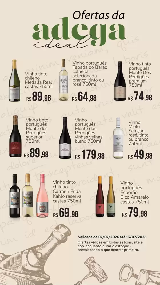 Catálogo Hiperideal Supermercados | Melhores ofertas e descontos | 2026-07-07T00:00:00.000Z - 2026-07-13T00:00:00.000Z
