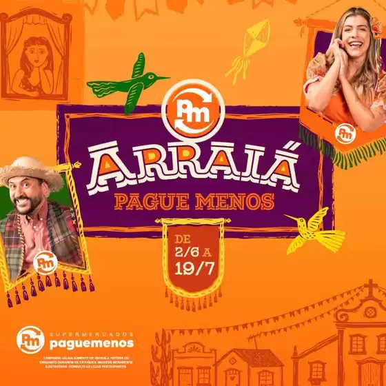 Catálogo Supermercados Pague Menos | Ofertas exclusivas | 2026-06-02T00:00:00.000Z - 2026-07-19T00:00:00.000Z
