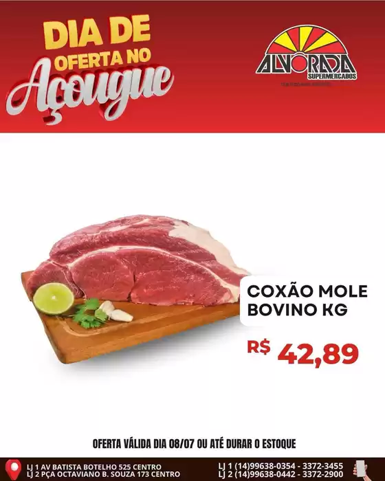 Catálogo Alvorada Supermercados | Encarte Alvorada Supermercados | 2026-07-08T00:00:00.000Z - 2026-07-08T00:00:00.000Z