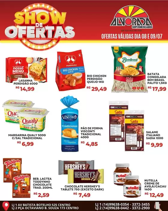 Catálogo Alvorada Supermercados | Ofertas exclusivas para nossos clientes | 2026-07-08T00:00:00.000Z - 2026-07-09T00:00:00.000Z