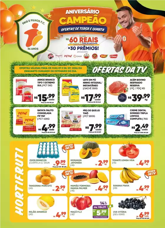 Catálogo Pais e Filhos Supermercados | Encarte Pais e Filhos Supermercados | 2026-07-07T00:00:00.000Z - 2026-07-08T00:00:00.000Z