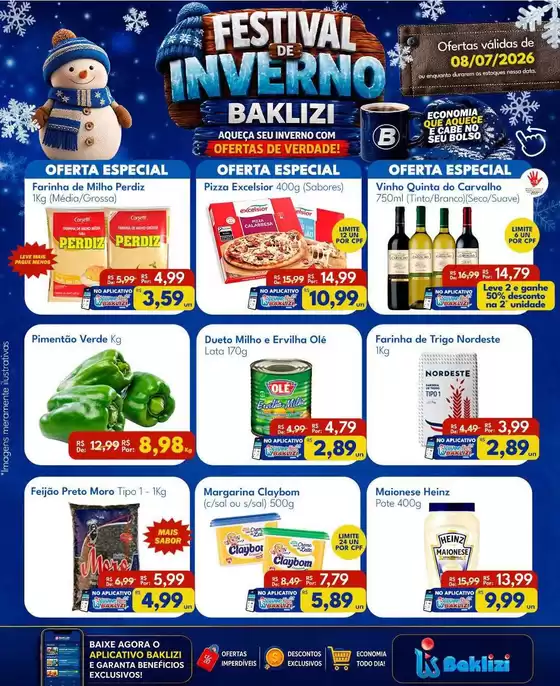 Catálogo Supermercados Baklizi | Ofertas exclusivas para nossos clientes | 2026-07-08T00:00:00.000Z - 2026-07-08T00:00:00.000Z