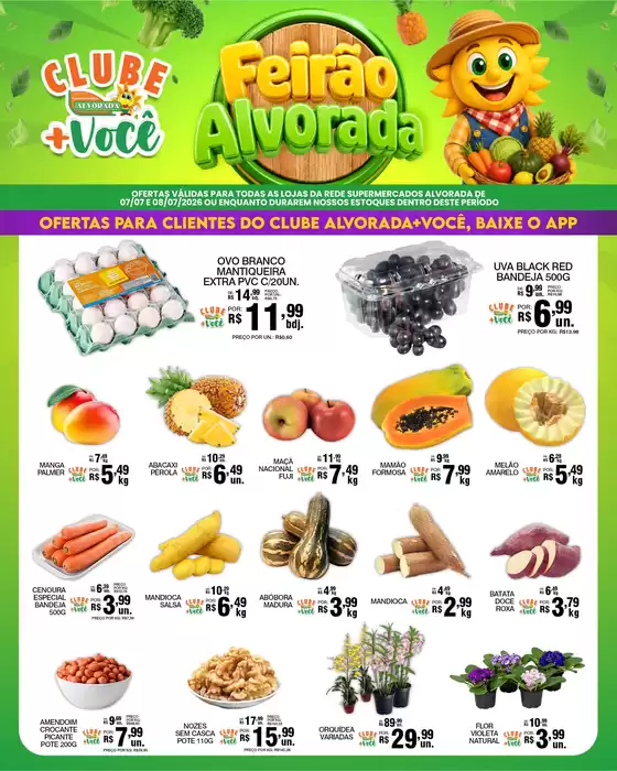 Catálogo Supermercados Alvorada | Ofertas exclusivas para nossos clientes | 2026-07-07T00:00:00.000Z - 2026-07-08T00:00:00.000Z