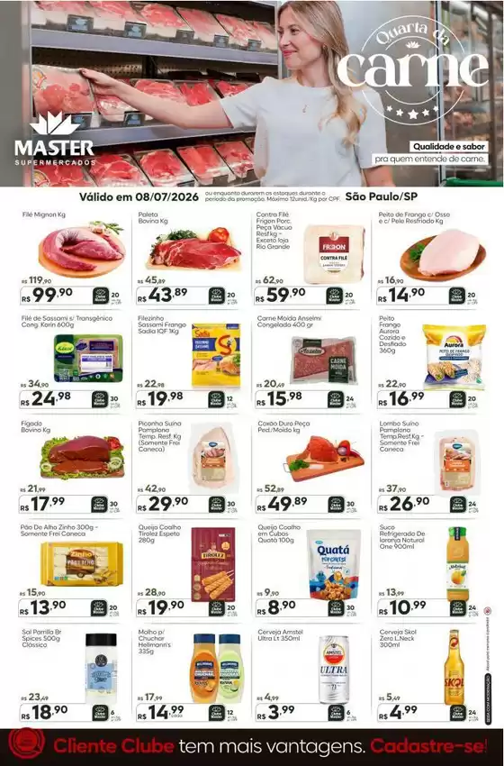 Catálogo Master Supermercados em Vacaria | Quarta master RS | 2026-07-08T00:00:00.000Z - 2026-07-08T00:00:00.000Z