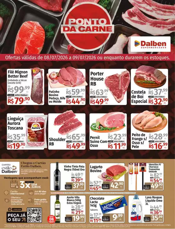 Catálogo Supermercado Dalben | PONTO DA CARNE | 2026-07-08T00:00:00.000Z - 2026-07-09T00:00:00.000Z