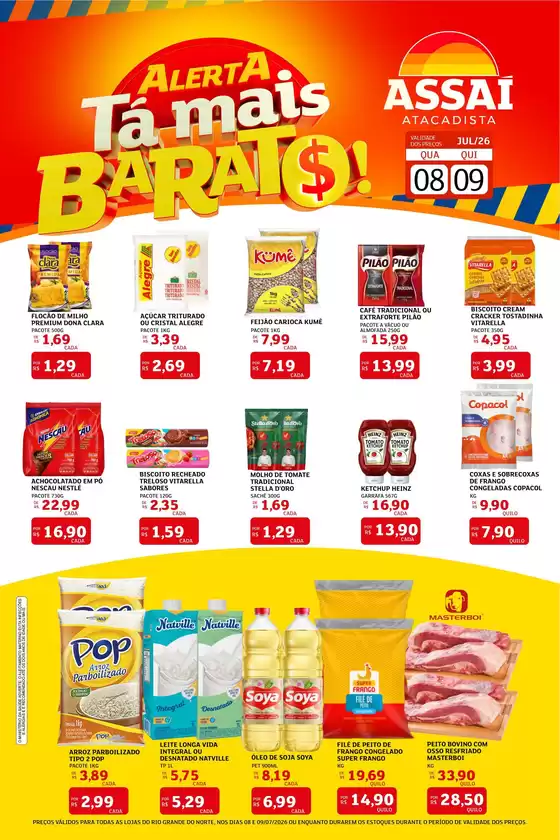 Catálogo Assaí Atacadista | Encarte Assaí Atacadista 48844-564 | 2026-07-08T00:00:00.000Z - 2026-07-09T00:00:00.000Z