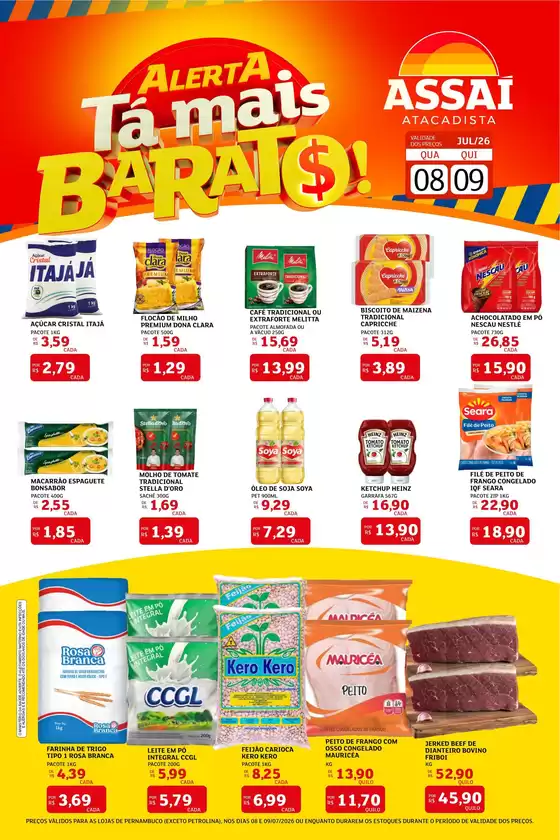 Catálogo Assaí Atacadista | Encarte Assaí Atacadista 48844-563 | 2026-07-08T00:00:00.000Z - 2026-07-09T00:00:00.000Z