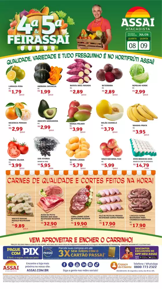 Catálogo Assaí Atacadista | Encarte Assaí Atacadista 49135-21 | 2026-07-08T00:00:00.000Z - 2026-07-09T00:00:00.000Z