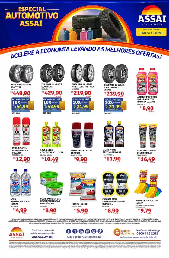 Catálogo Assaí Atacadista | Encarte Assaí Atacadista 167812-596 | 2026-07-08T00:00:00.000Z - 2026-07-12T00:00:00.000Z