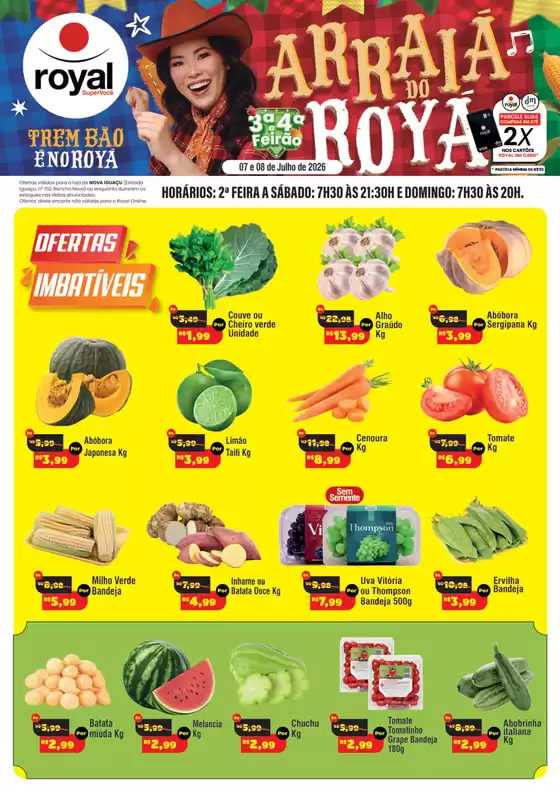 Catálogo Royal Supermercados | Ofertas exclusivas para nossos clientes | 2026-07-07T00:00:00.000Z - 2026-07-08T00:00:00.000Z