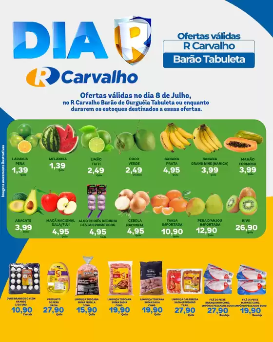 Catálogo R Carvalho Supermercado | Ofertas Validas  | 2026-07-08T00:00:00.000Z - 2026-07-08T00:00:00.000Z