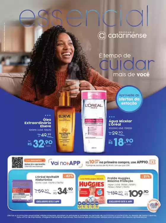 Catálogo Drogaria Catarinense | Ofertas válidas de 01/07/2026 a 02/08/2026 , no estado de Santa Catarina. | 2026-07-08T00:00:00.000Z - 2026-08-02T00:00:00.000Z