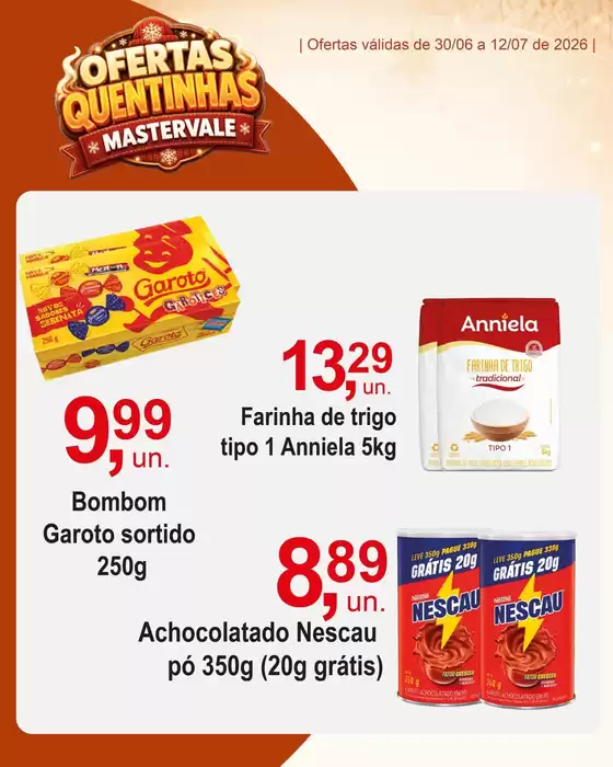 Catálogo Mastervale Supermercados | Ofertas Quantinhas | 2026-07-09T00:00:00.000Z - 2026-07-12T00:00:00.000Z