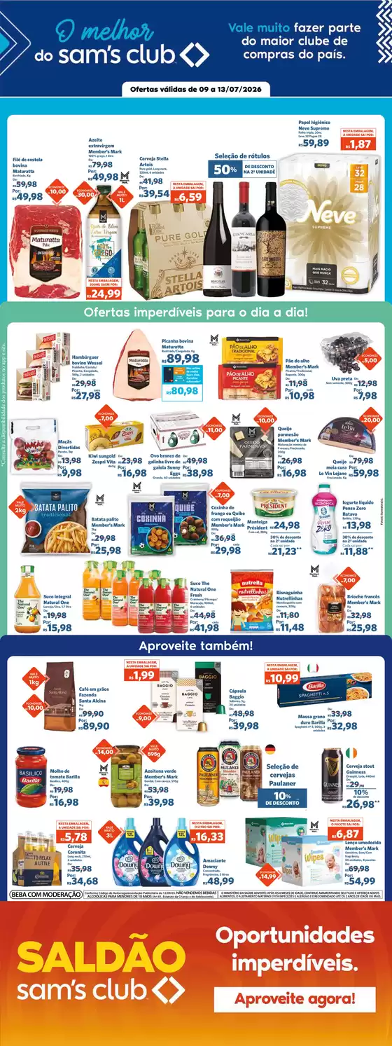 Catálogo Sam's Club | Melhores ofertas para todos os caçadores de pechinchas | 2026-07-09T00:00:00.000Z - 2026-07-13T00:00:00.000Z