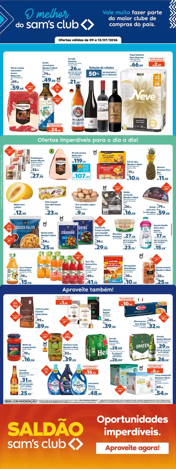 Catálogo Sam's Club | Descontos e promoções | 2026-07-09T00:00:00.000Z - 2026-07-13T00:00:00.000Z