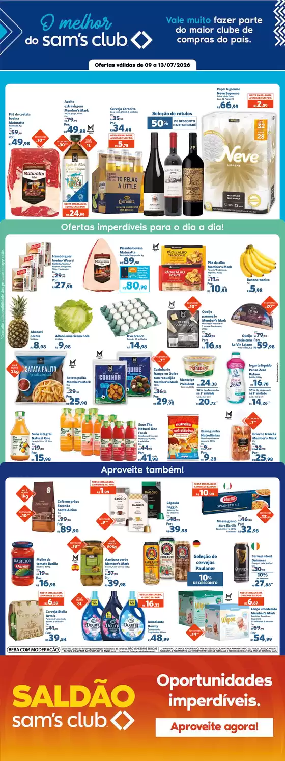 Catálogo Sam's Club | Ofertas exclusivas para nossos clientes | 2026-07-09T00:00:00.000Z - 2026-07-13T00:00:00.000Z