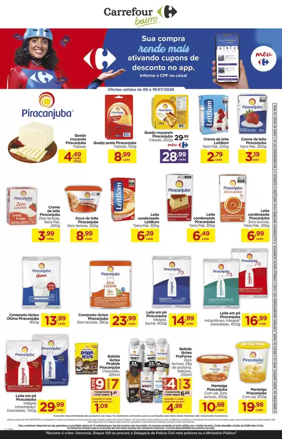Catálogo Carrefour Bairro | LÂMINA EXCLUSIVA PIRACANJUBA DF GO | 2026-07-09T00:00:00.000Z - 2026-07-19T00:00:00.000Z