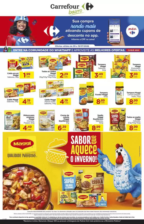 Catálogo Carrefour Bairro | Ótima oferta para todos os clientes | 2026-07-09T00:00:00.000Z - 2026-07-15T00:00:00.000Z
